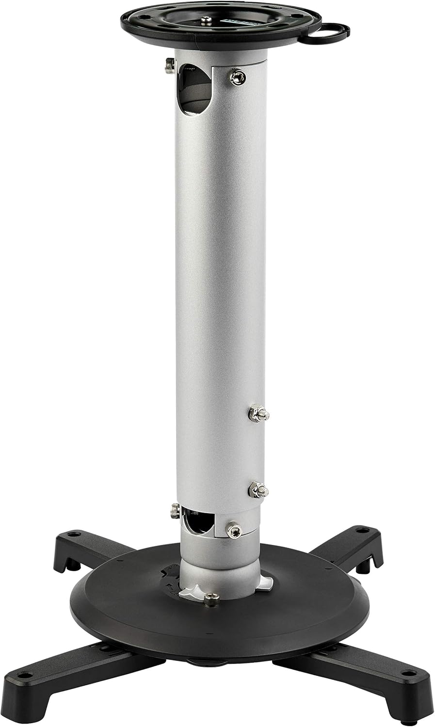StarTech | Universal Ceiling Projector Mount Heavy Duty Height Adjustable/Extendable Pole Mount 5-22.7" from Ceiling - 33lb (15kg) | PROJCEILMNT2