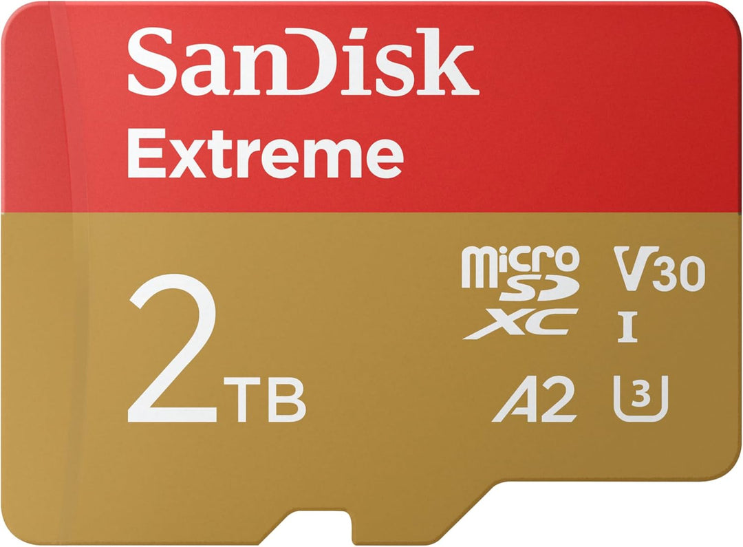 SanDisk | Extreme Plus 2TB 250MB/s microSDXC UHS-I Card Memory Card | SDSQXAV-2T00-GN6MA