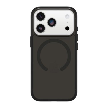 OtterBox | Symmetry w/MagSafe iPhone 17 Pro Clear + Camera Control Case - Black Mist | 77-98850