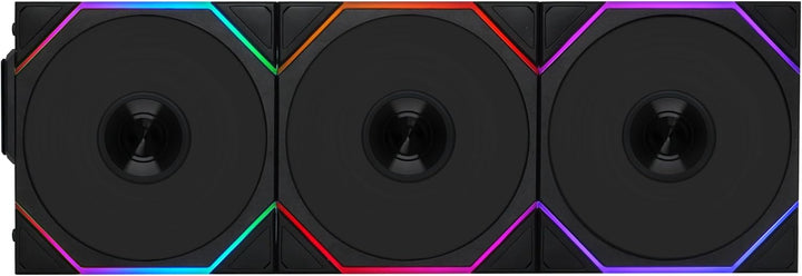 Lian-Li | UNI Fan TL Wireless 120-Triple Pack-2.4 GHz Wireless Signal ARGB Fan-Infinity | 12TL1W3B