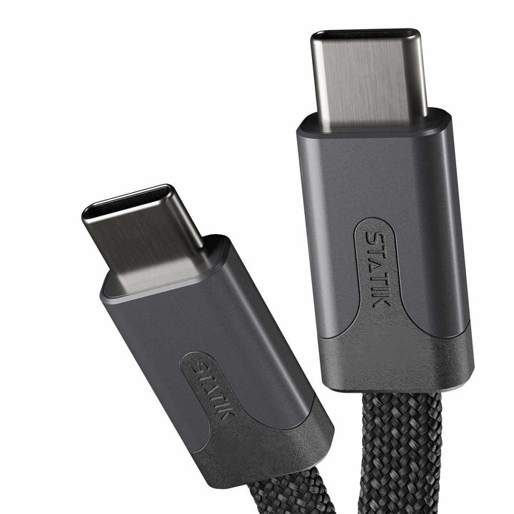 Statik | MagStack Slim Pro Charge/Sync Cable USB-C to USB-C 6.6ft 100W - Black | PUP04956FTCCBLKCA