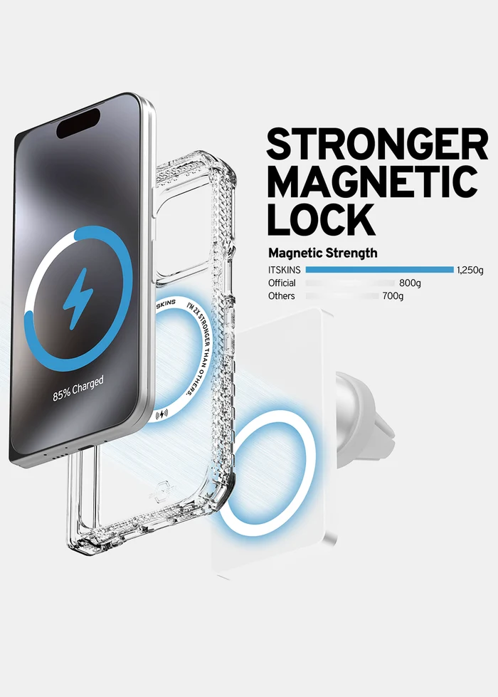 ITSKINS | Hybrid_R Hinge Case w/MagSafe for Google Pixel 11 Pro Fold - Clear | GGF1HYICLTRSP