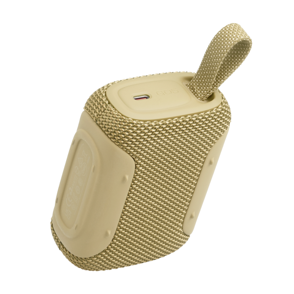 JBL | Go 5 Waterproof Bluetooth Wireless Speaker - Yellow | JBLGO5YELAM