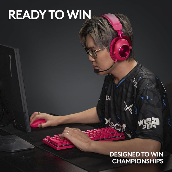 Logitech G PRO X Superlight 2 44000 DPI 8K Polling Wireless HERO 2 Sensor 60g Pro-Grade Mouse - Magenta |