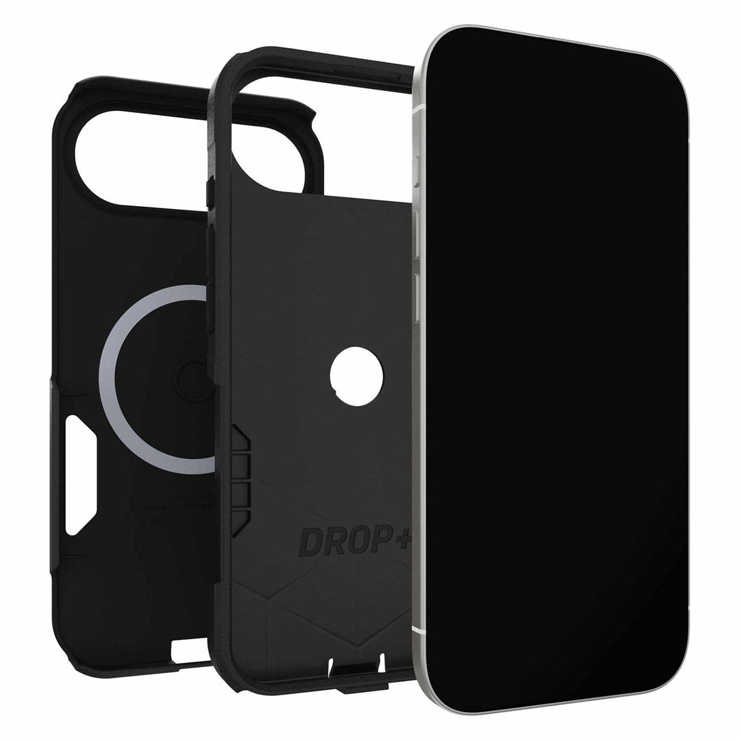 OtterBox | Commuter MagSafe Case w/Camera iPhone 17 Air Control in Bulk Packaging - Black | 77-98312