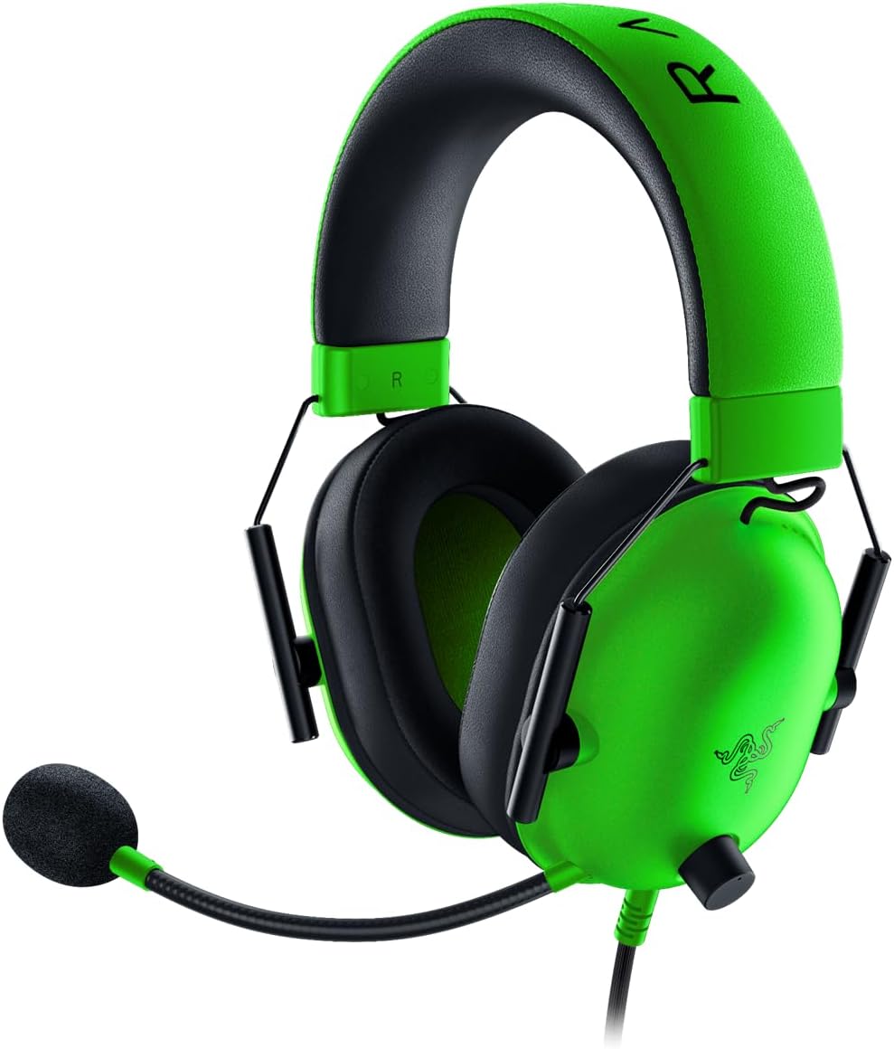 Razer | Blackshark V2 X Wired Gaming Headset - Green | RZ04-03240600-R3M1
