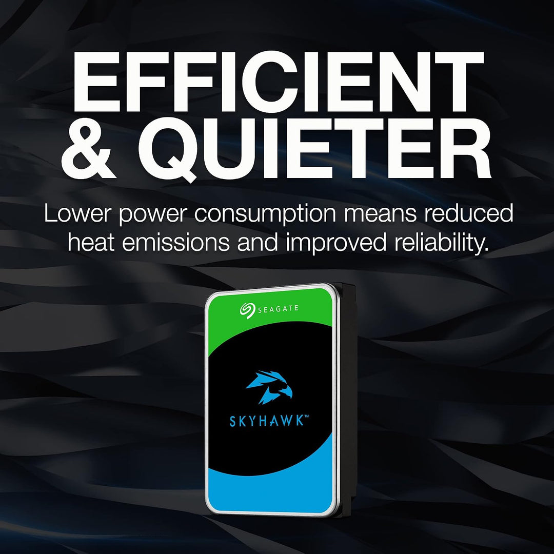 Seagate | Skyhawk 8TB Video Internal Hard Drive HDD 3.5" SATA 6Gb/s | ST8000VX010
