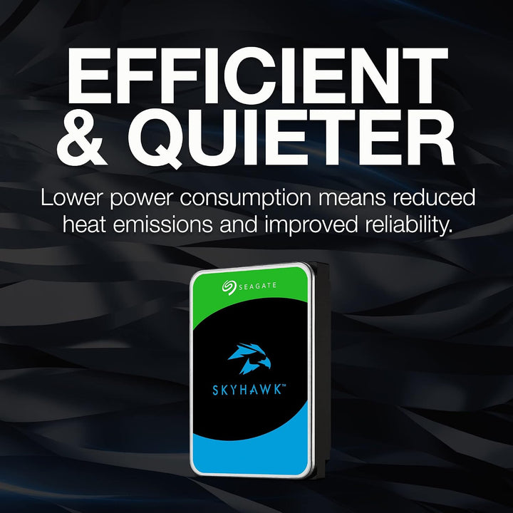 Seagate | Skyhawk 8TB Video Internal Hard Drive HDD 3.5" SATA 6Gb/s | ST8000VX010