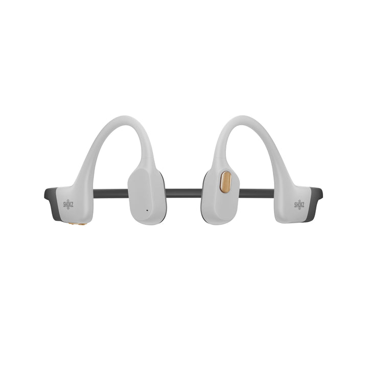 Shokz | OpenSwim Pro Bone Conduction Waterproof Open-Ear Bluetooth Headphones 32GB MP3 - White | S710-ST-WT-CA-326