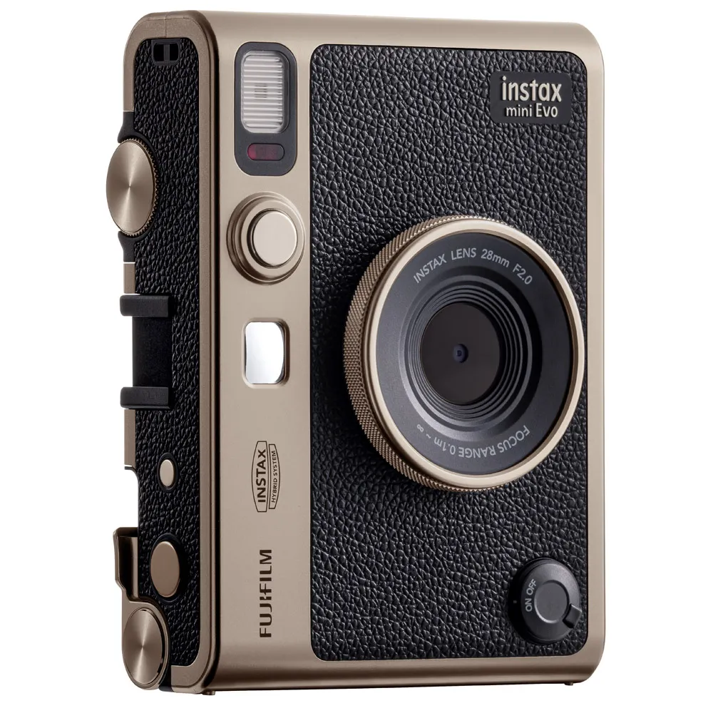 Fujifilm | Instax Mini Evo SE 90th Anniversary Instant Camera Bundle - Titanium Gold 600024185
