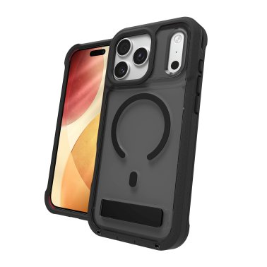 ZAGG | Graphene Rainier Snap Kickstand Case iPhone 17 Pro Max - Smoke Black | 702320850