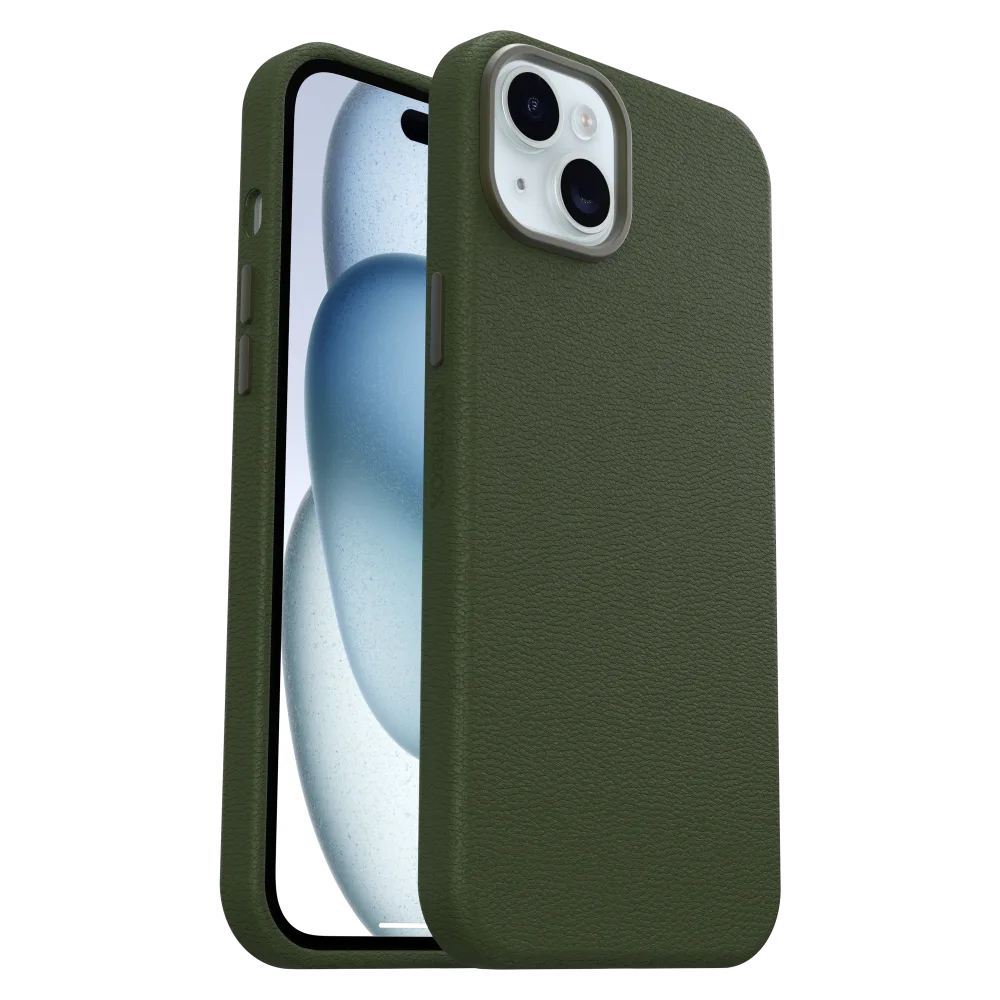 Otterbox | Symmetry Protective Cactus Leather Case for iPhone 15 Plus - Cactus Grove | 15-12621