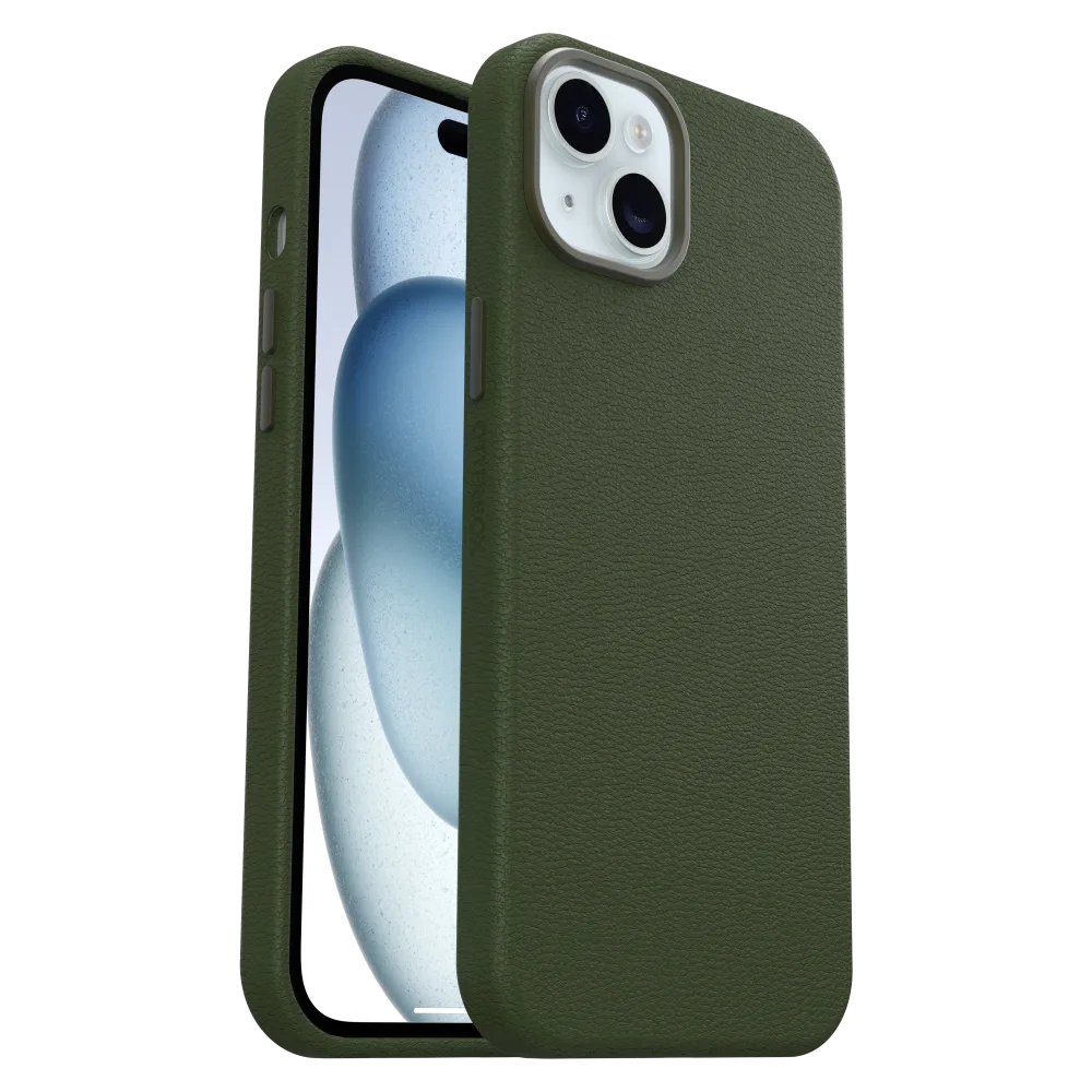 SO Otterbox | Symmetry Protective Cactus Leather Case for iPhone 15 Plus - Cactus Grove | 15-12621