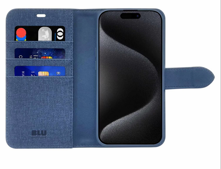 Blu Element | Folio 2 in 1 w/MagSafe iPhone 16 Pro Max Lazuli - Blue | 120-8658