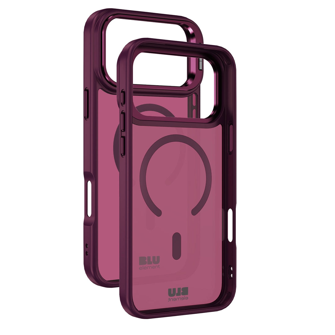 Blu Element | Chromatic Kick MagSafe Case iPhone 18 Pro /17 Pro - Burgundy | BECK18PROB