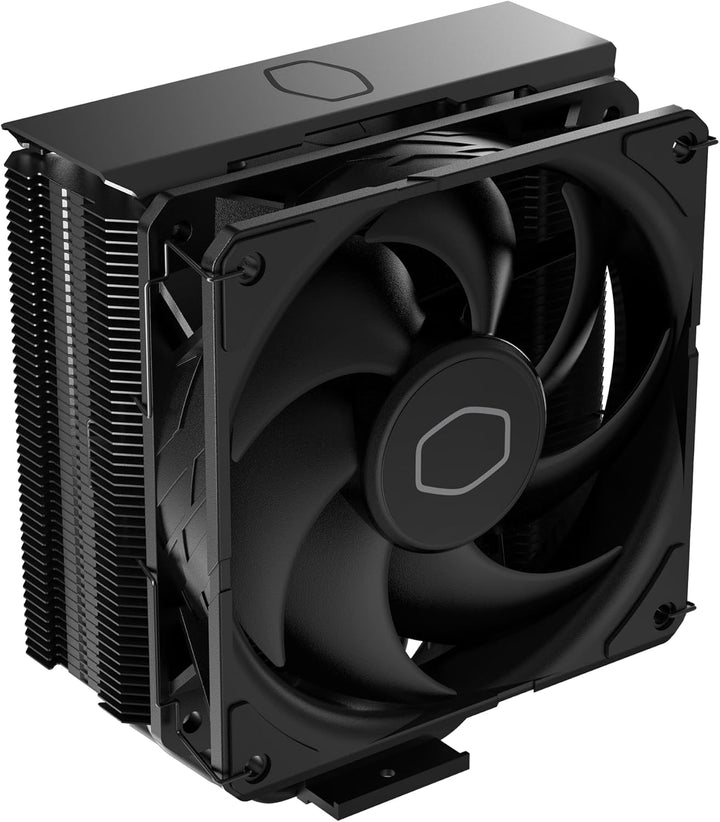 Cooler Master | Hyper 212 CPU Cooler w/ 120mm Sickleflow Fan CRYOFUZE Thermal Paste - Black Edition | RR-S4KK-25SN-R1