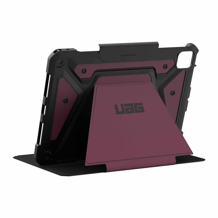 UAG | Metropolis SE Folio Rugged Case for iPad Pro 11" 5th Gen M4 (2024) - Bordeaux | 120-8336