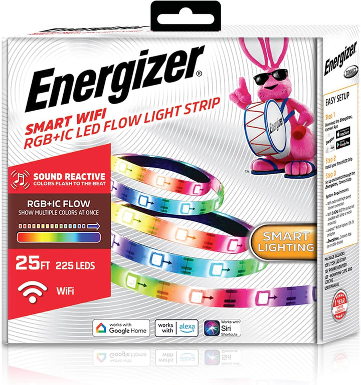 Energizer | Smart Indoor Color Flow LED Light Strip | EIS2-1003-RGB