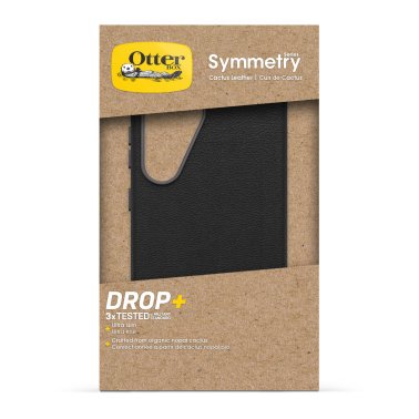 Otterbox | Symmetry Cactus Leather Series Case Samsung Galaxy S25 - Black / Noir Ash | 77-97384