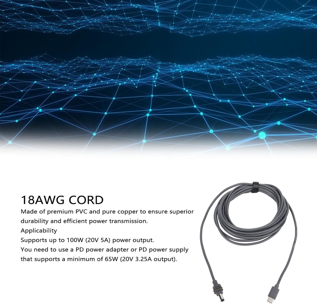 Starlink | Mini USB-C Cable for Starlink Mini 5M / 15FT 100W | 11699775