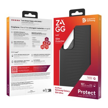 ZAGG GEAR4 | Luxe Case Samsung Galaxy S24 Ultra - Black | 15-12381
