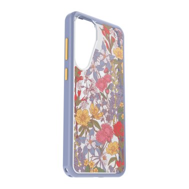 Otterbox | Symmetry Clear Magnets Series Case Samsung Galaxy S25+ -  Purple Wildflower | 77-97694