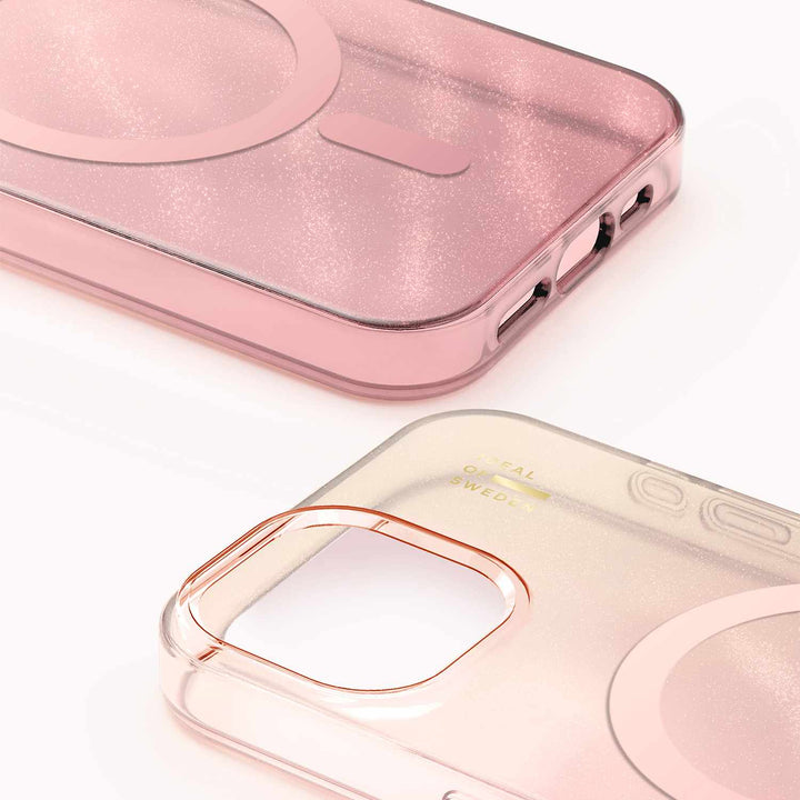 Ideal of Sweden | Glitter Glow MagSafe Case for iPhone 17e/16e/15/14/13 - Rose Blush | IDCLCMSI2361563