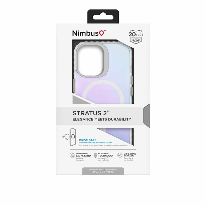 Nimbus9 | Stratus 3 MagSafe iPhone 17 Case - Frost | N9S3MSIPH17FR