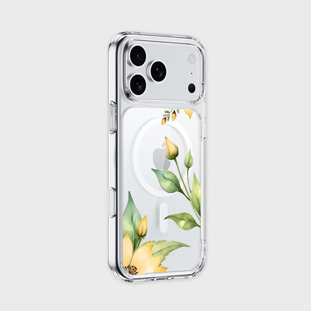 Caseco | Yellow Wildflower iPhone 17 Pro Case | ED24E7-YW