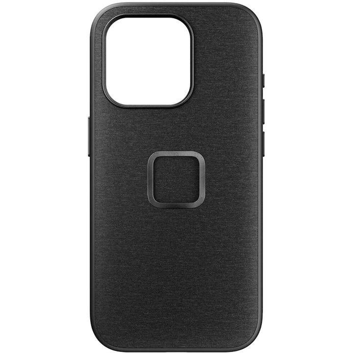 //// Peak Design | Mobile Everyday Fabric Case for iPhone 15 Pro Max v2 - Black | M-MC-BL-CH-2