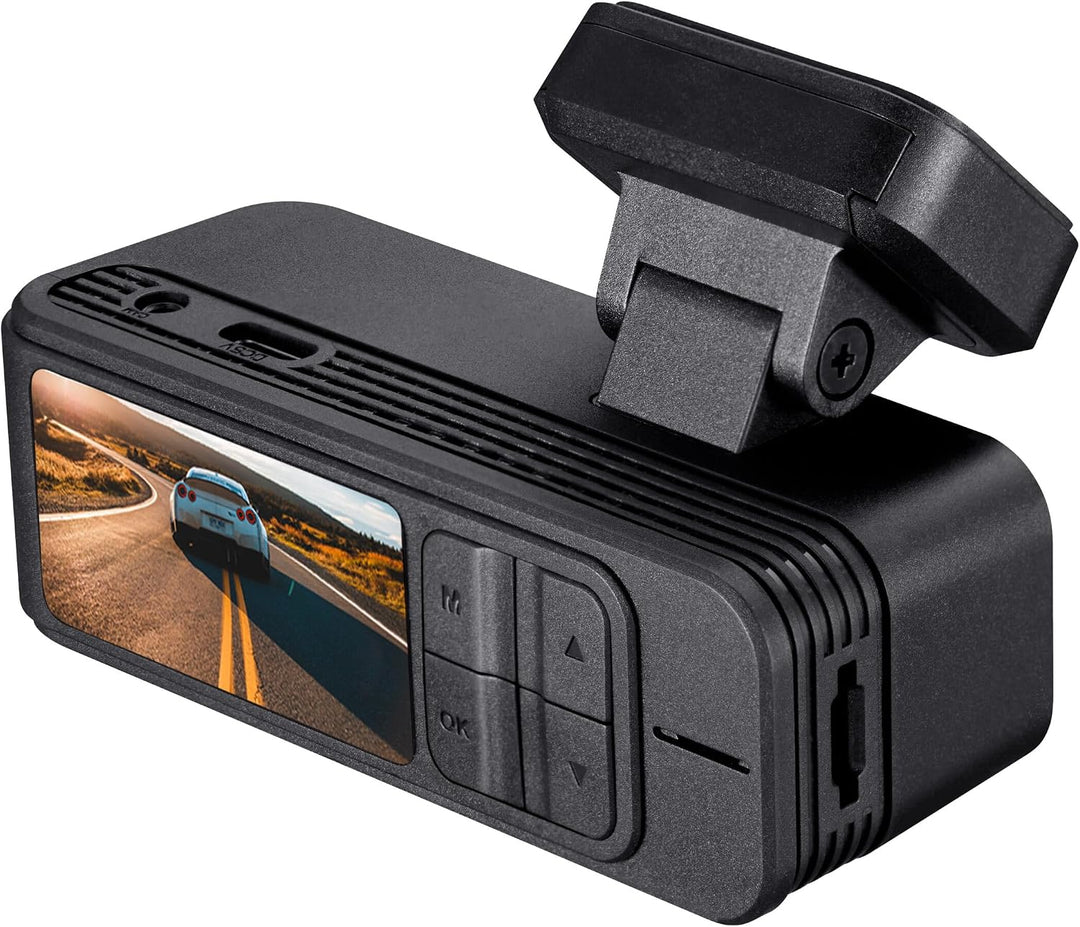 GekoGear | Orbit D410 4K/1K Dual Front and Rear View Dash Cam with APP and GPS Logging | Orbit D410