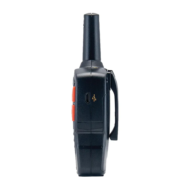 Cobra | 16-Mile Range Two-Way Radio Walkie Talkies 2 Pack - Black/Orange  | ACXT145-3-DI