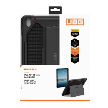 UAG | Monarch Case for iPad Air 13-in M4/M3/M2 - Kevlar Black | 124508113940