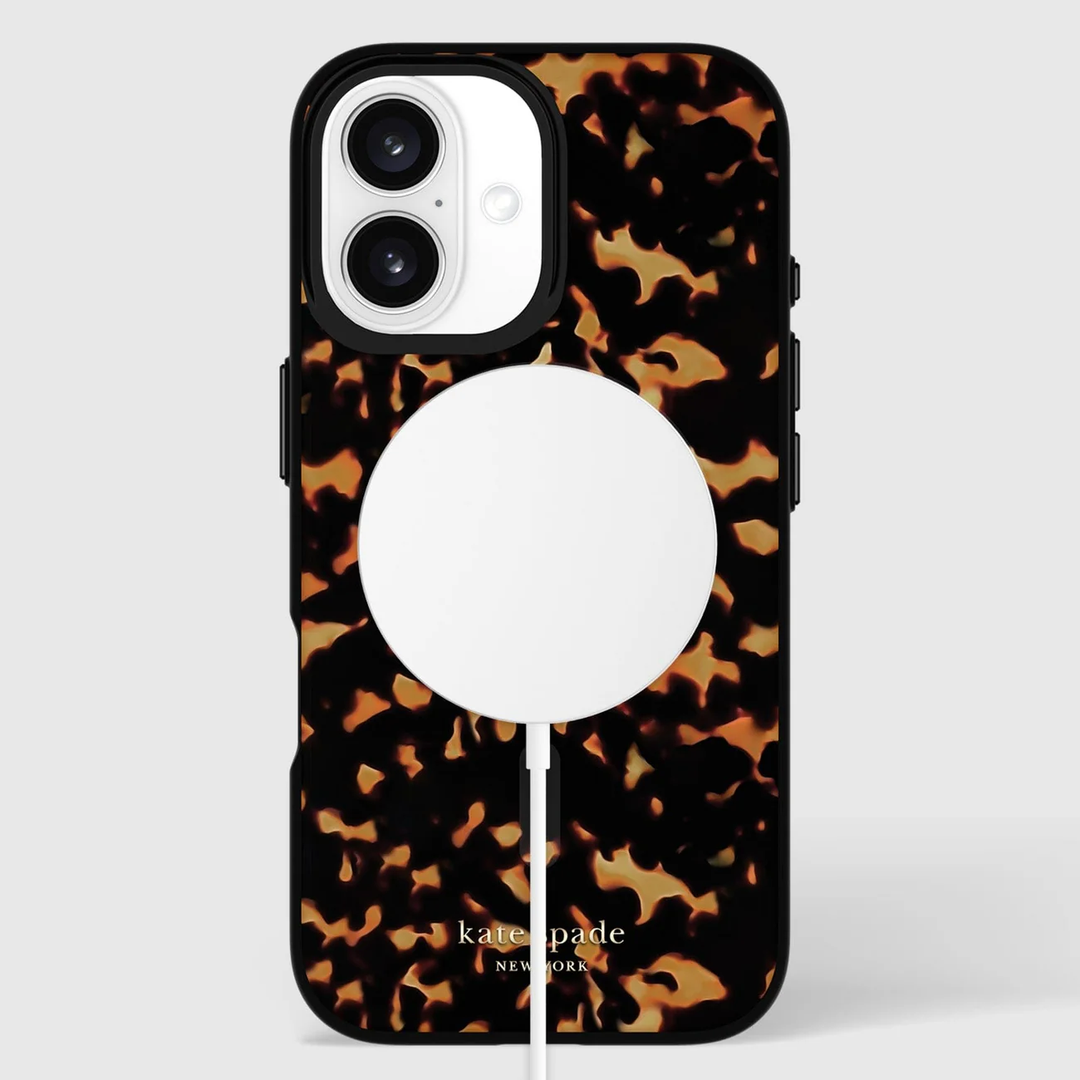 Kate Spade | Protective Prints MagSafe Case iPhone 16 - Tortoise | 15-13246