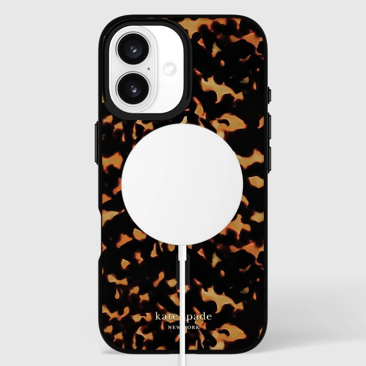 Kate Spade | Protective Prints MagSafe Case iPhone 16 - Tortoise | 15-13246