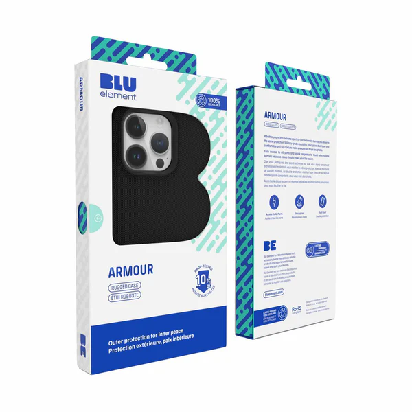 Blu Element | Armour Rugged Case for Samsung Galaxy A16 5G - Black | 120-9030