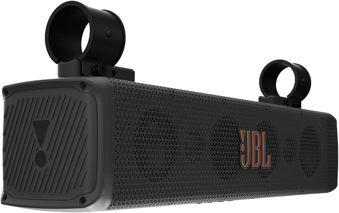 JBL | RallyBar S - 21" Bluetooth Universal Outdoor Vehicle Soundbar with Built-in 150w RMS Amplifier, IP66 Water & Dust Resistant