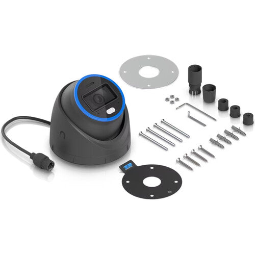 Ubiquiti | UniFi Protect AI UHD 4K Outdoor Network Turret Camera with Night Vision - Black | UVC-AI-TURRET-B