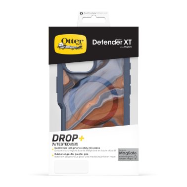 OtterBox | Defender XT Pro w/ MagSafe Series Case iPhone 16 - Clear Blue High Desert Agate | 77-96084