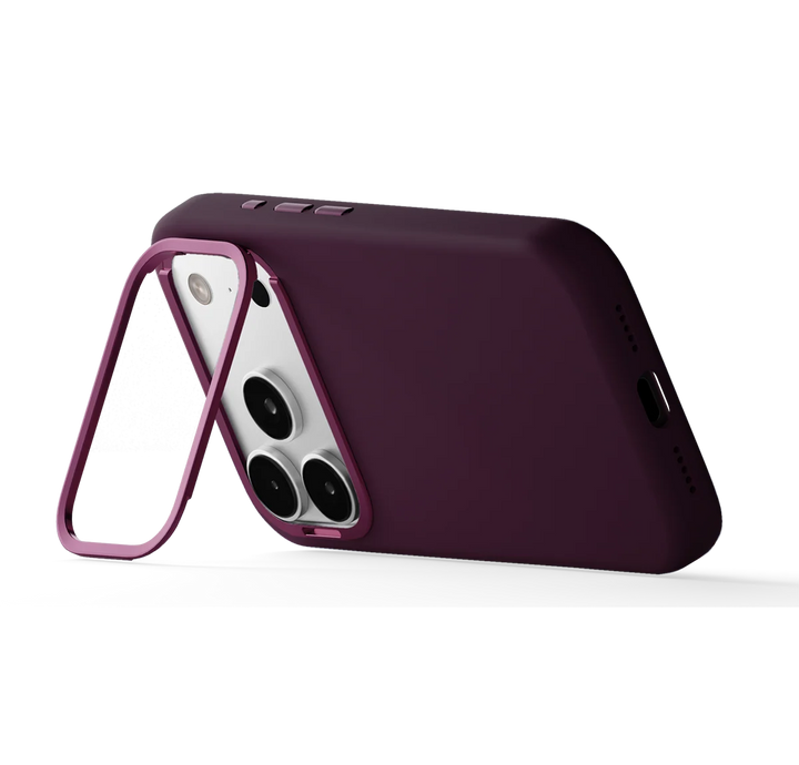 LOGiiX | Vibrance Silicone Case for iPhone 18 Pro Max/17 Pro Max - Dark Cherry | LGX-14155