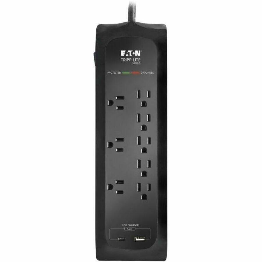 Tripp Lite | Eaton Tripp Lite series Protect It surge protector - Black | TLP88DBUC