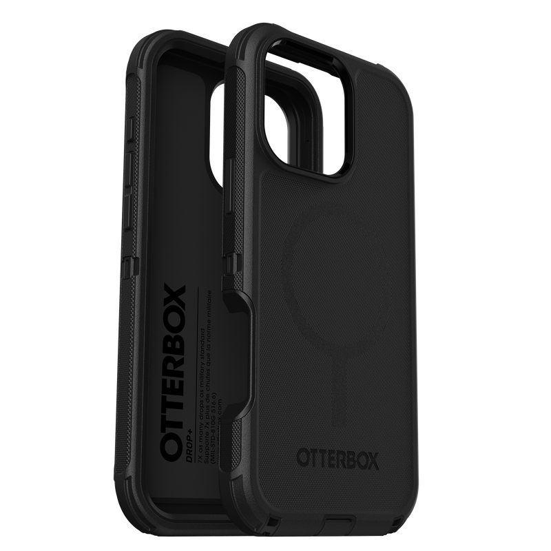 OtterBox | Defender Pro w/ MagSafe Series Case iPhone 16 Pro - Black | 15-12950