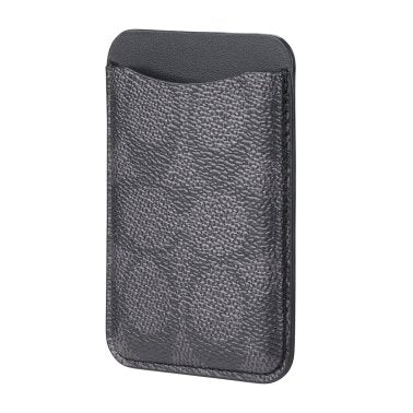 Coach | Universal Signature C Magnetic Cardholder - Charcoal | 15-14209