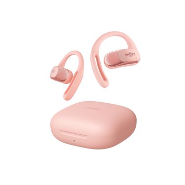 Shokz | OpenFit Air Bluetooth Headset Smart Mic Around Ear Air Conduction OpenBass - Water Resistant IP54 - Pink  | T511-ST-PK-CA-326