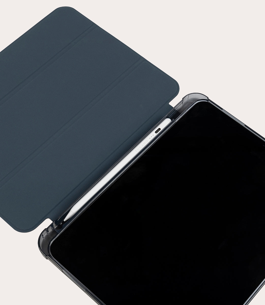 Tucano | Satin Folio Case for iPad Air 13" (M4-M3-M2) - Blue/Black | IPDA13M2ST-BBK