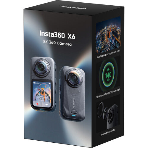 Insta360 | X6 Essentials Bundle Midnight - Black | CINSABXA_X603