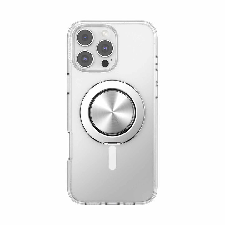 PopSockets | PopGrip Kick Out for MagSafe Round with Adapter Radial - Silver | 807695