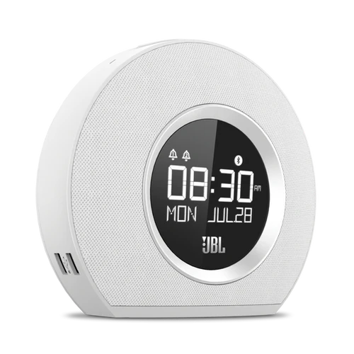 JBL | Horizon 3 Bluetooth Clock FM Radio Speaker - Grey | JBLHORIZON3GRYAM