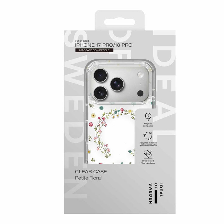 Ideal of Sweden | Clear MagSafe Case iPhone 18 Pro /17 Pro - Petite Floral | IDCLCMSI2661P507