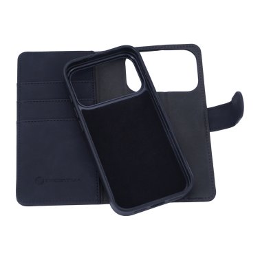 SPECTRUM | Folio Slim Detachable 2-1 Wallet iPhone 17 Pro Max Case - Black | 2009FOLIO